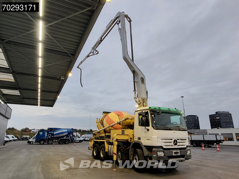 Mercedes-Benz Actros 3244 8X4 Retarder Putzmeister 24 Mtrs Pumi Big-Axle 3-Pedals Euro 4 - Betonpomp: afbeelding 3 Mercedes-Benz Actros 3244 8X4 Retarder Putzmeister 24 Mtrs Pumi Big-Axle 3-Pedals Euro 4 - Betonpomp: afbeelding 3