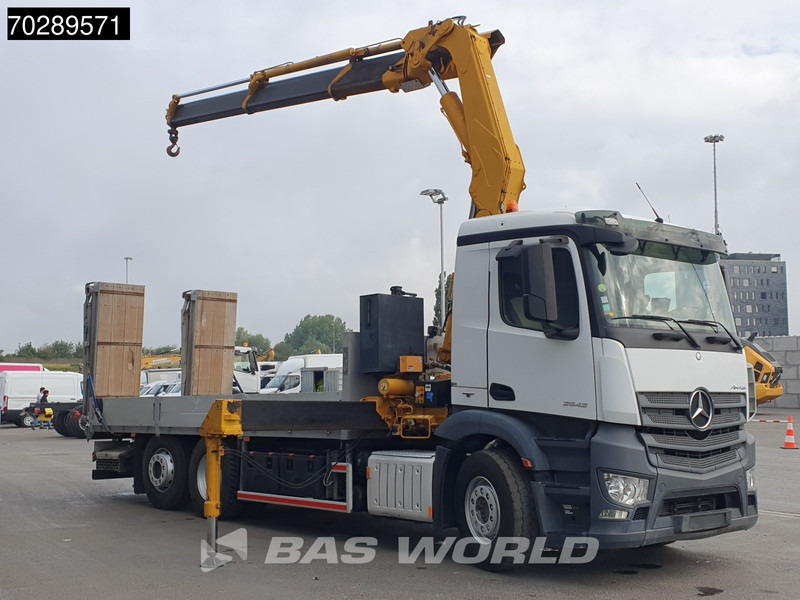 Mercedes-Benz Antos 2542 6X2 Fassi F330A023 Crane Kran Hydraulic ramps Retarder Lift+steering Euro 6 - Vrachtwagen met open laadbak, Kraanwagen: afbeelding 3 Mercedes-Benz Antos 2542 6X2 Fassi F330A023 Crane Kran Hydraulic ramps Retarder Lift+steering Euro 6 - Vrachtwagen met open laadbak, Kraanwagen: afbeelding 3