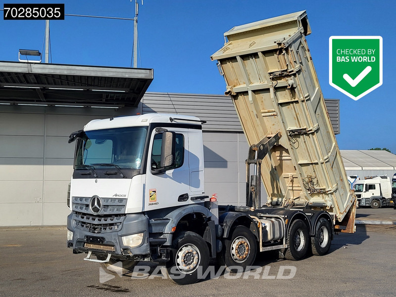 Mercedes-Benz Arocs 3240 8X4 12m3 2-side Tipper Steel Suspension Automatic Big-Axle Euro 6 - Kipper vrachtwagen: afbeelding 1 Mercedes-Benz Arocs 3240 8X4 12m3 2-side Tipper Steel Suspension Automatic Big-Axle Euro 6 - Kipper vrachtwagen: afbeelding 1