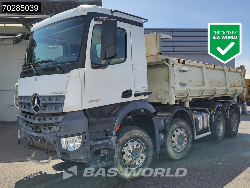 Mercedes-Benz Arocs 3240 8X4 12m3 2-side Tipper SteelSuspension Automatic Big-Axle Euro 6 - Kipper vrachtwagen: afbeelding 1 Mercedes-Benz Arocs 3240 8X4 12m3 2-side Tipper SteelSuspension Automatic Big-Axle Euro 6 - Kipper vrachtwagen: afbeelding 1