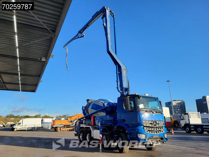 Mercedes-Benz Arocs 3251 8X4 PUMI Putzmeister TMM 24 + Liebherr 7m3 Mixer Retarder Euro 6 - Betonpomp: afbeelding 3 Mercedes-Benz Arocs 3251 8X4 PUMI Putzmeister TMM 24 + Liebherr 7m3 Mixer Retarder Euro 6 - Betonpomp: afbeelding 3