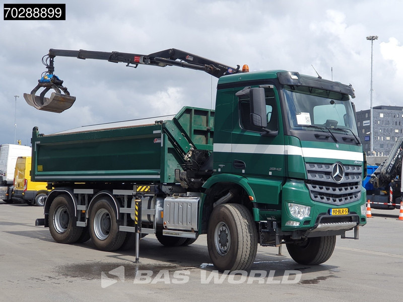 Mercedes-Benz Arocs 3342 Arocs 6X6 NL-Truck HMF 1643 Z-Crane Kran Steering Axle Big-Axle Euro 6 - Kipper vrachtwagen, Kraanwagen: afbeelding 3 Mercedes-Benz Arocs 3342 Arocs 6X6 NL-Truck HMF 1643 Z-Crane Kran Steering Axle Big-Axle Euro 6 - Kipper vrachtwagen, Kraanwagen: afbeelding 3