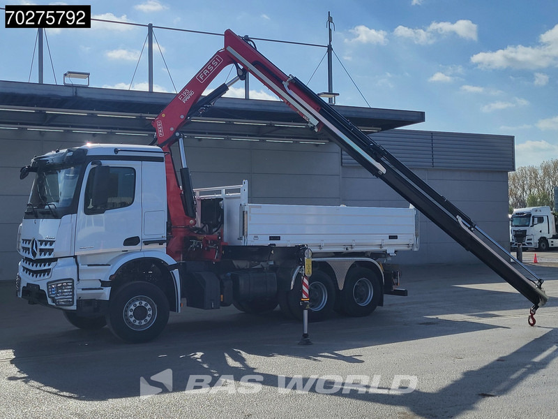Mercedes-Benz Arocs 3348 6X4 Fasi F195A.2.24 Kran 3 sided tipper 9m3 Big-Axle Navi Euro 6 - Kipper vrachtwagen, Kraanwagen: afbeelding 3 Mercedes-Benz Arocs 3348 6X4 Fasi F195A.2.24 Kran 3 sided tipper 9m3 Big-Axle Navi Euro 6 - Kipper vrachtwagen, Kraanwagen: afbeelding 3