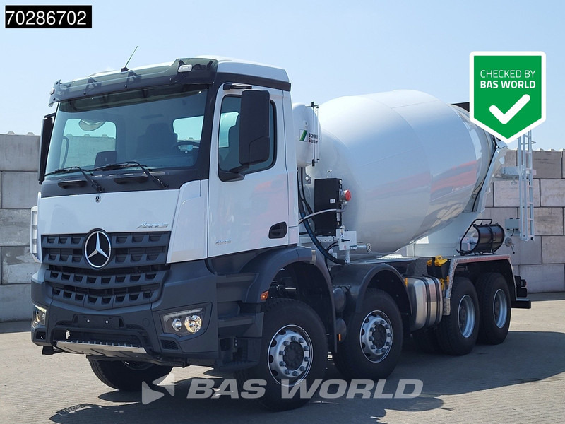 Mercedes-Benz Arocs 4145 8X4 NEW! 10m3 Schwing Stetter Mixer Manual Big-Axle Steel suspension Euro 3 - Betonmixer: afbeelding 1 Mercedes-Benz Arocs 4145 8X4 NEW! 10m3 Schwing Stetter Mixer Manual Big-Axle Steel suspension Euro 3 - Betonmixer: afbeelding 1