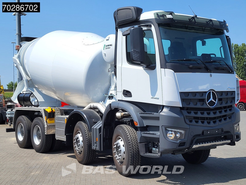 Nieuw Betonmixer Mercedes-Benz Arocs 4145 8X4 NEW! 11m3 Schwing Stetter Mixer Manual Big-Axle Steel suspension Euro 3: afbeelding 14