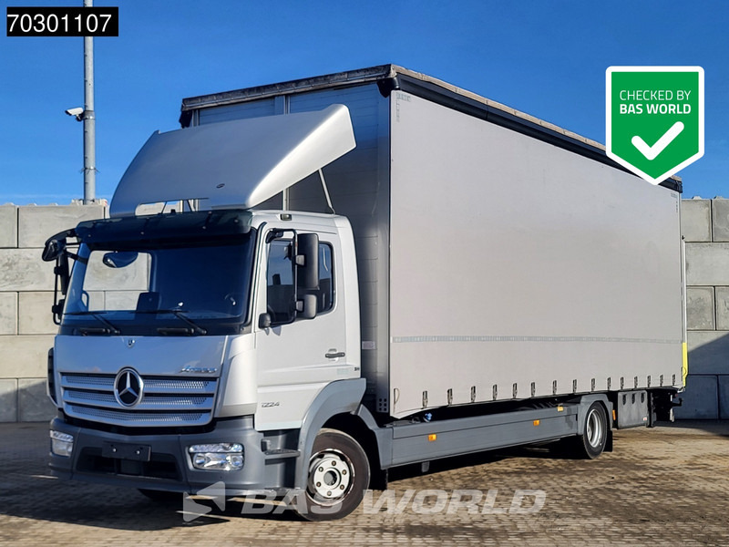 Mercedes-Benz Atego 1224 4X2 12tonner 280cm height box 1500kg Ladebordwand Automatic Euro 6 - Schuifzeilen vrachtwagen: afbeelding 1 Mercedes-Benz Atego 1224 4X2 12tonner 280cm height box 1500kg Ladebordwand Automatic Euro 6 - Schuifzeilen vrachtwagen: afbeelding 1