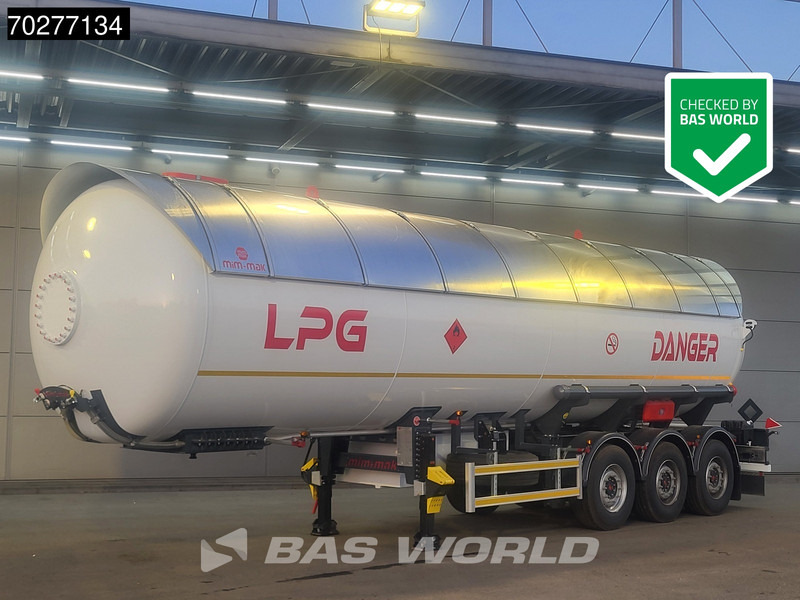 Mim-Mak LPG TRANSPORT TANK 3 axles NEW 48m3 Liftachse Gas ADR - Tankoplegger: afbeelding 1 Mim-Mak LPG TRANSPORT TANK 3 axles NEW 48m3 Liftachse Gas ADR - Tankoplegger: afbeelding 1