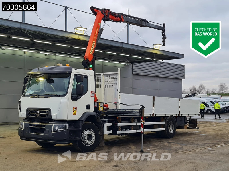 Renault C 280 4X2 Palfinger PK12002 - EH Crane Kran Rotator Automatic Euro 6 - Vrachtwagen met open laadbak, Kraanwagen: afbeelding 1 Renault C 280 4X2 Palfinger PK12002 - EH Crane Kran Rotator Automatic Euro 6 - Vrachtwagen met open laadbak, Kraanwagen: afbeelding 1