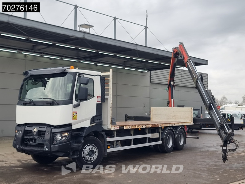 Renault C 380 6X4 Palfinger PK18002-EH C Remote Retarder Euro 6 - Vrachtwagen met open laadbak, Kraanwagen: afbeelding 5 Renault C 380 6X4 Palfinger PK18002-EH C Remote Retarder Euro 6 - Vrachtwagen met open laadbak, Kraanwagen: afbeelding 5