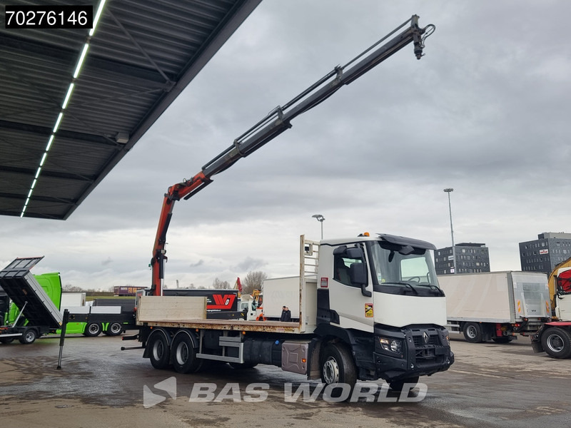 Renault C 380 6X4 Palfinger PK18002-EH C Remote Retarder Euro 6 - Vrachtwagen met open laadbak, Kraanwagen: afbeelding 3 Renault C 380 6X4 Palfinger PK18002-EH C Remote Retarder Euro 6 - Vrachtwagen met open laadbak, Kraanwagen: afbeelding 3