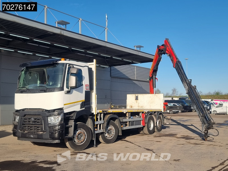 Renault C 380 8X2 Palfinger PK24001K Remote Lenkachse Euro 6 - Vrachtwagen met open laadbak, Kraanwagen: afbeelding 3 Renault C 380 8X2 Palfinger PK24001K Remote Lenkachse Euro 6 - Vrachtwagen met open laadbak, Kraanwagen: afbeelding 3