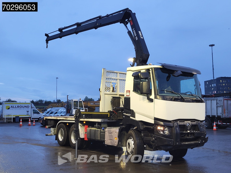 Renault C 430 6X4 HIAB 188 ES-3 X-HIDUO Crane Retarder Steelsuspension Big-Axle Euro 6 - Vrachtwagen met open laadbak, Kraanwagen: afbeelding 3 Renault C 430 6X4 HIAB 188 ES-3 X-HIDUO Crane Retarder Steelsuspension Big-Axle Euro 6 - Vrachtwagen met open laadbak, Kraanwagen: afbeelding 3