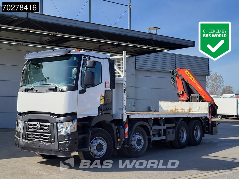 Renault C 430 8X4 Palfinger PK33002EH Kran Crane Big Axle Euro 6 - Vrachtwagen met open laadbak, Kraanwagen: afbeelding 2 Renault C 430 8X4 Palfinger PK33002EH Kran Crane Big Axle Euro 6 - Vrachtwagen met open laadbak, Kraanwagen: afbeelding 2