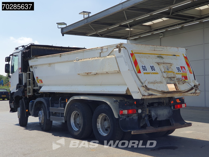 Kipper vrachtwagen Renault C 460 8X4 15m3 Meiller Tipper Steelsuspension Automatic BigAxle Euro 6: afbeelding 6