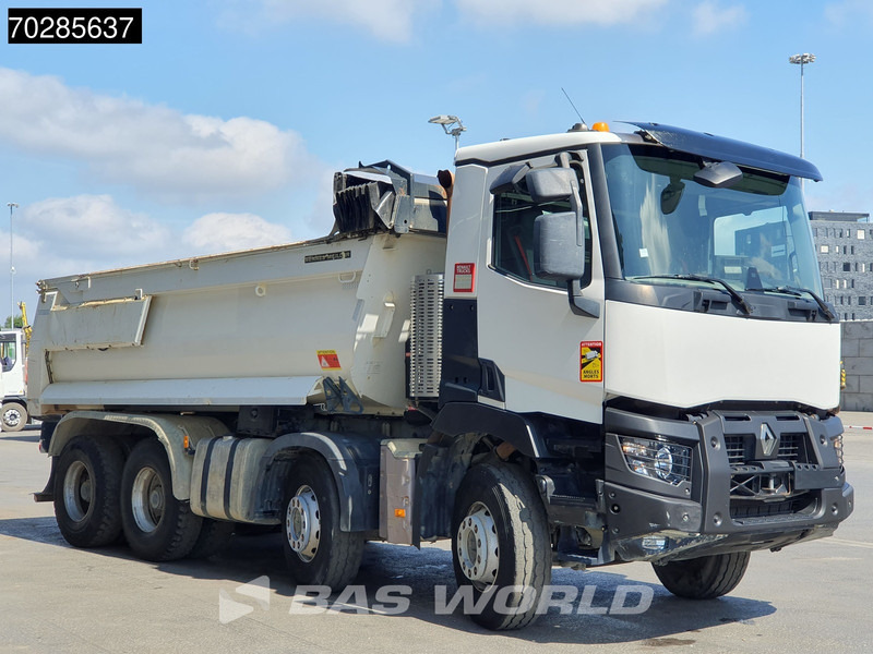 Kipper vrachtwagen Renault C 460 8X4 15m3 Meiller Tipper Steelsuspension Automatic BigAxle Euro 6: afbeelding 7