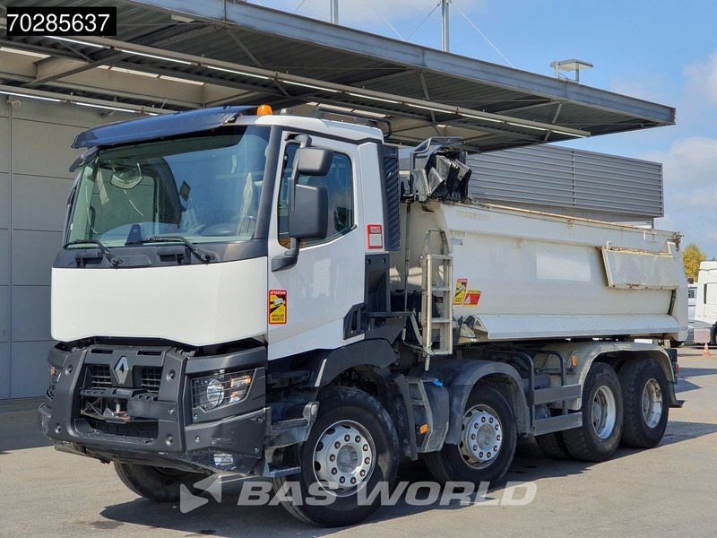 Kipper vrachtwagen Renault C 460 8X4 15m3 Meiller Tipper Steelsuspension Automatic BigAxle Euro 6: afbeelding 5