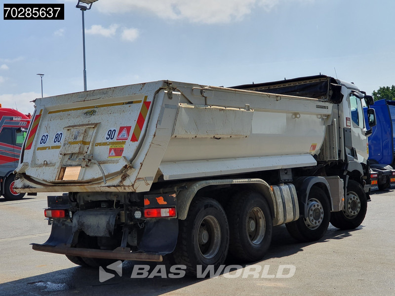 Kipper vrachtwagen Renault C 460 8X4 15m3 Meiller Tipper Steelsuspension Automatic BigAxle Euro 6: afbeelding 8
