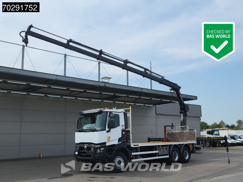 Renault K 380 6X4 HIAB X-HIDUO 188 E-5 Crane Steelsuspension Big-Axle Automatic Euro 6 - Vrachtwagen met open laadbak, Kraanwagen: afbeelding 1 Renault K 380 6X4 HIAB X-HIDUO 188 E-5 Crane Steelsuspension Big-Axle Automatic Euro 6 - Vrachtwagen met open laadbak, Kraanwagen: afbeelding 1