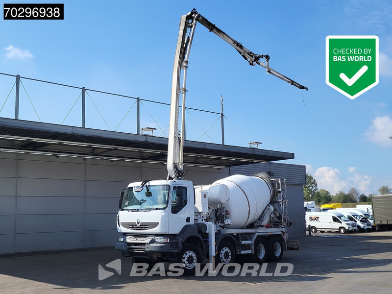 Renault Kerax 410 8X4 Mecbo PUMI 24 Mtr 7m3 mixer Automatic Euro 4 - Betonpomp: afbeelding 1 Renault Kerax 410 8X4 Mecbo PUMI 24 Mtr 7m3 mixer Automatic Euro 4 - Betonpomp: afbeelding 1