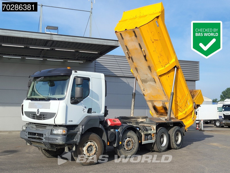 Renault Kerax 480 8X4 16m3 tipper Retarder Optibrake+ Big-Axle Steelsuspension Euro 5 - Kipper vrachtwagen: afbeelding 1 Renault Kerax 480 8X4 16m3 tipper Retarder Optibrake+ Big-Axle Steelsuspension Euro 5 - Kipper vrachtwagen: afbeelding 1