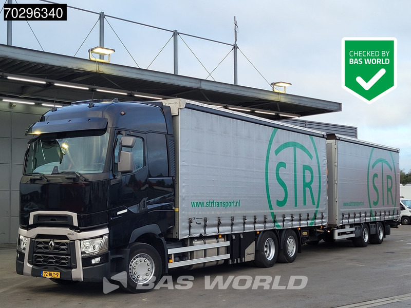 Renault T 480 6X2 NL-Truck combi Liftaxle 1500kg Ladebordwand Euro 6 - Schuifzeilen vrachtwagen: afbeelding 1 Renault T 480 6X2 NL-Truck combi Liftaxle 1500kg Ladebordwand Euro 6 - Schuifzeilen vrachtwagen: afbeelding 1