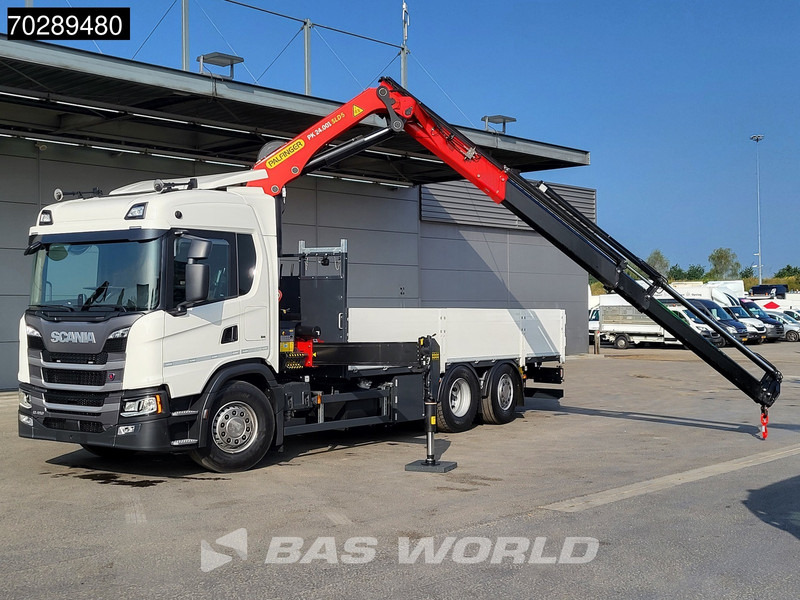 Scania G410 6X2 New! Palfinger PK24.001 SLD 5 Crane Kran Retarder Lift+Steering Axle LED ACC - Vrachtwagen met open laadbak, Kraanwagen: afbeelding 3 Scania G410 6X2 New! Palfinger PK24.001 SLD 5 Crane Kran Retarder Lift+Steering Axle LED ACC - Vrachtwagen met open laadbak, Kraanwagen: afbeelding 3