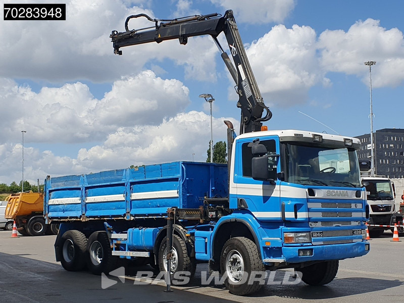 Scania G420 8X4 15m3 tipper Hiab 144 Crane Steelsuspension Manual Big-Axle Euro 3 - Kipper vrachtwagen, Kraanwagen: afbeelding 3 Scania G420 8X4 15m3 tipper Hiab 144 Crane Steelsuspension Manual Big-Axle Euro 3 - Kipper vrachtwagen, Kraanwagen: afbeelding 3