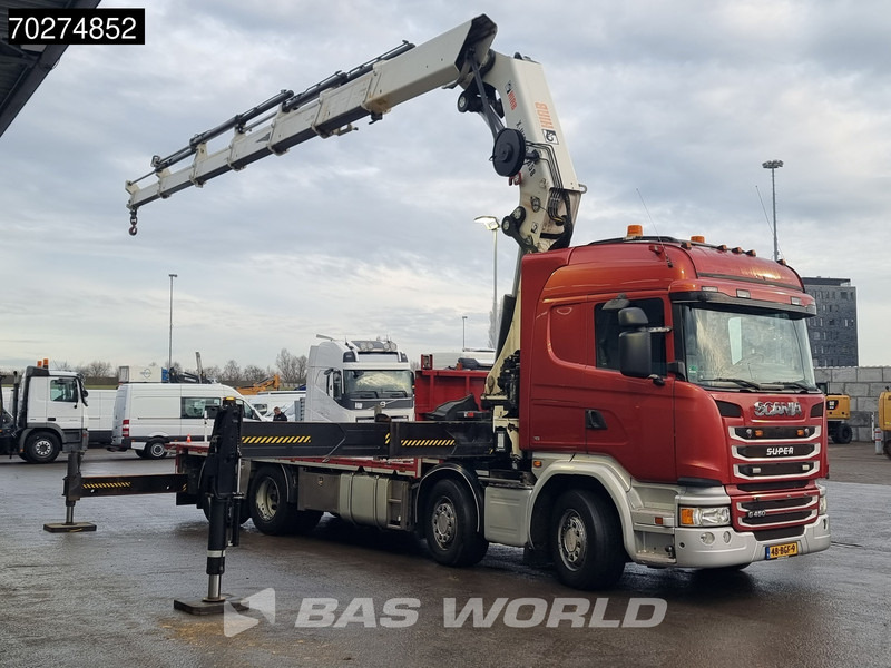Scania G450 8X2 NL-Truck Hiab X-HIPRO 1058EP-6 Kran Front stab Retarder Euro 6 - Vrachtwagen met open laadbak, Kraanwagen: afbeelding 3 Scania G450 8X2 NL-Truck Hiab X-HIPRO 1058EP-6 Kran Front stab Retarder Euro 6 - Vrachtwagen met open laadbak, Kraanwagen: afbeelding 3