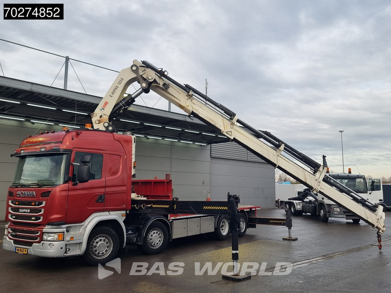 Scania G450 8X2 NL-Truck Hiab X-HIPRO 1058EP-6 Kran Front stab Retarder Euro 6 - Vrachtwagen met open laadbak, Kraanwagen: afbeelding 5 Scania G450 8X2 NL-Truck Hiab X-HIPRO 1058EP-6 Kran Front stab Retarder Euro 6 - Vrachtwagen met open laadbak, Kraanwagen: afbeelding 5