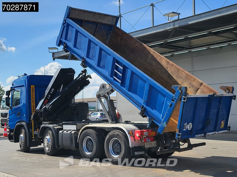 Scania G500 8X4 Hiab X-HIDUO 228 E-3 Crane Retarder Big-Axle Josset Menguy Tipper 14m3 Euro 6 - Kipper vrachtwagen, Kraanwagen: afbeelding 5 Scania G500 8X4 Hiab X-HIDUO 228 E-3 Crane Retarder Big-Axle Josset Menguy Tipper 14m3 Euro 6 - Kipper vrachtwagen, Kraanwagen: afbeelding 5