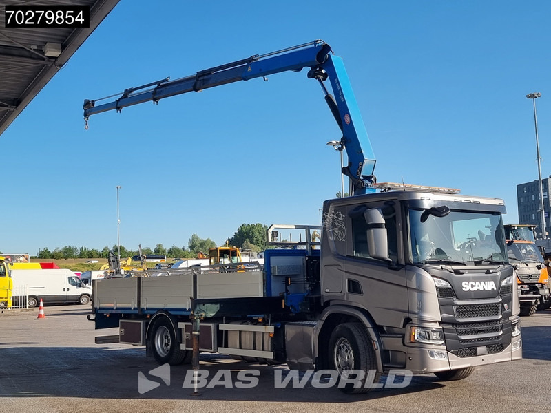 Scania P280 4X2 HMF 1420K-RC Kran Crane Automatic Euro 6 - Vrachtwagen met open laadbak, Kraanwagen: afbeelding 3 Scania P280 4X2 HMF 1420K-RC Kran Crane Automatic Euro 6 - Vrachtwagen met open laadbak, Kraanwagen: afbeelding 3