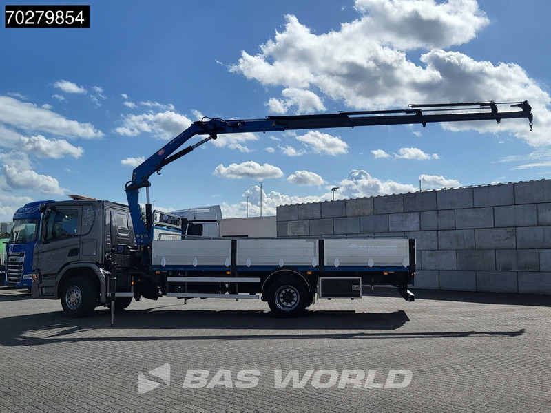 Scania P280 4X2 HMF 1420K-RC Kran Crane Automatic Euro 6 - Vrachtwagen met open laadbak, Kraanwagen: afbeelding 2 Scania P280 4X2 HMF 1420K-RC Kran Crane Automatic Euro 6 - Vrachtwagen met open laadbak, Kraanwagen: afbeelding 2