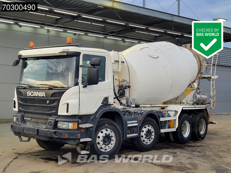 Scania P410 8X4 9m3 Liebherr HTM 904 FL mixer Steelsuspension Automatic Euro 6 - Betonmixer: afbeelding 1 Scania P410 8X4 9m3 Liebherr HTM 904 FL mixer Steelsuspension Automatic Euro 6 - Betonmixer: afbeelding 1