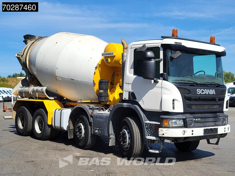 Scania P410 8X4 9m3 Liebherr mixer 3-Pedals Steering axle Big-Axle Euro 6 - Betonmixer: afbeelding 3 Scania P410 8X4 9m3 Liebherr mixer 3-Pedals Steering axle Big-Axle Euro 6 - Betonmixer: afbeelding 3