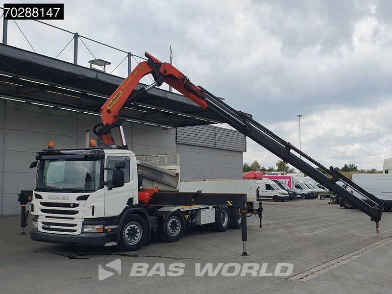 Scania P420 8X4 Palfinger PK 53002-SH Crane Lift+steering Manual Big-Axle Euro 5 - Vrachtwagen met open laadbak, Kraanwagen: afbeelding 5 Scania P420 8X4 Palfinger PK 53002-SH Crane Lift+steering Manual Big-Axle Euro 5 - Vrachtwagen met open laadbak, Kraanwagen: afbeelding 5