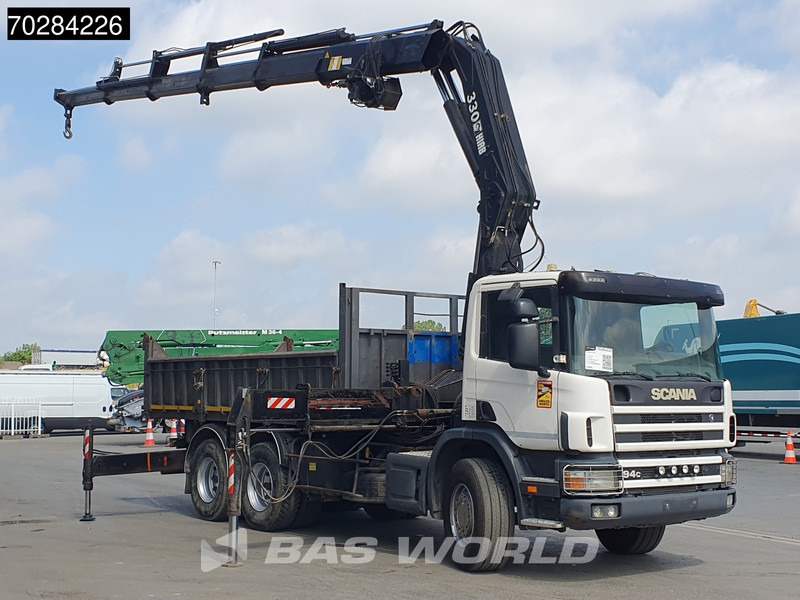 Scania P94 6X4 Hiab 330-4 Kran Crane 9m3 tipper Manual Steelsuspension Euro 3 - Kipper vrachtwagen, Kraanwagen: afbeelding 3 Scania P94 6X4 Hiab 330-4 Kran Crane 9m3 tipper Manual Steelsuspension Euro 3 - Kipper vrachtwagen, Kraanwagen: afbeelding 3