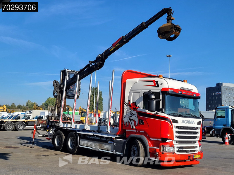 Scania R450 R 6X4 NL-Truck Kesla 2110T Crane Kran Holztransport Manual ACC Xenon Euro 6 - Houttransport, Kraanwagen: afbeelding 3 Scania R450 R 6X4 NL-Truck Kesla 2110T Crane Kran Holztransport Manual ACC Xenon Euro 6 - Houttransport, Kraanwagen: afbeelding 3