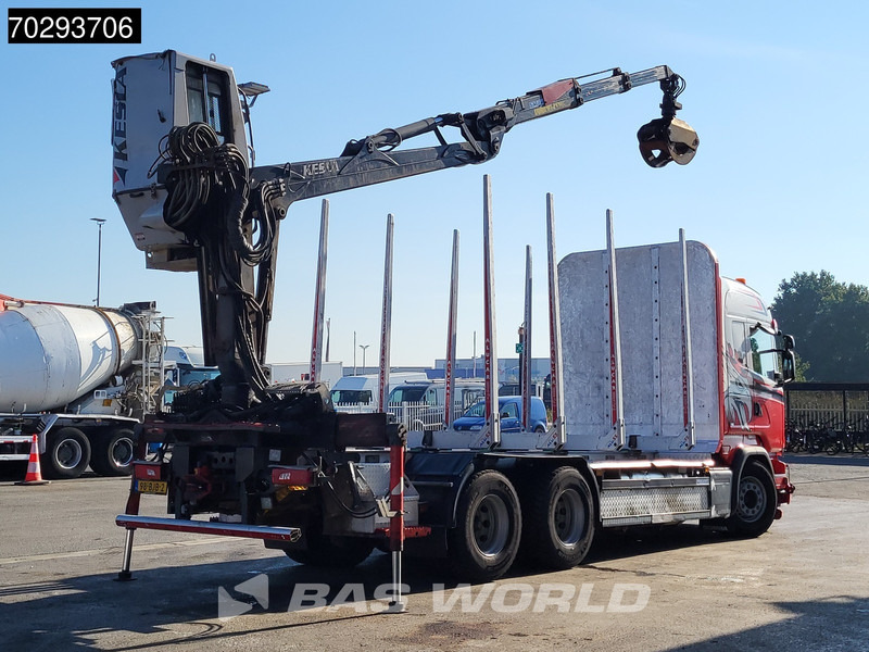 Scania R450 R 6X4 NL-Truck Kesla 2110T Crane Kran Holztransport Manual ACC Xenon Euro 6 - Houttransport, Kraanwagen: afbeelding 5 Scania R450 R 6X4 NL-Truck Kesla 2110T Crane Kran Holztransport Manual ACC Xenon Euro 6 - Houttransport, Kraanwagen: afbeelding 5