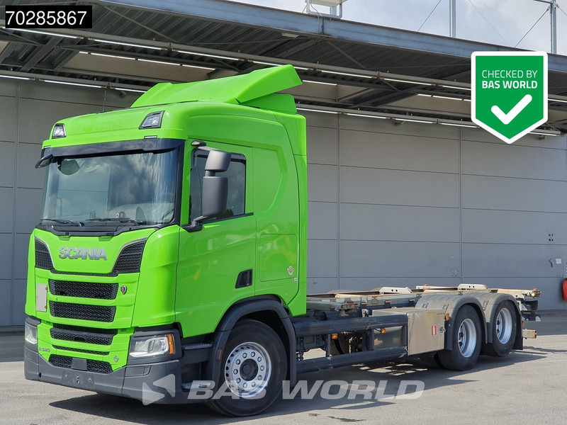 Scania R520 R 6X2 BDF Retarder Lift-axle Automatic LED ACC Euro 6 - Containertransporter/ Wissellaadbak vrachtwagen: afbeelding 1 Scania R520 R 6X2 BDF Retarder Lift-axle Automatic LED ACC Euro 6 - Containertransporter/ Wissellaadbak vrachtwagen: afbeelding 1