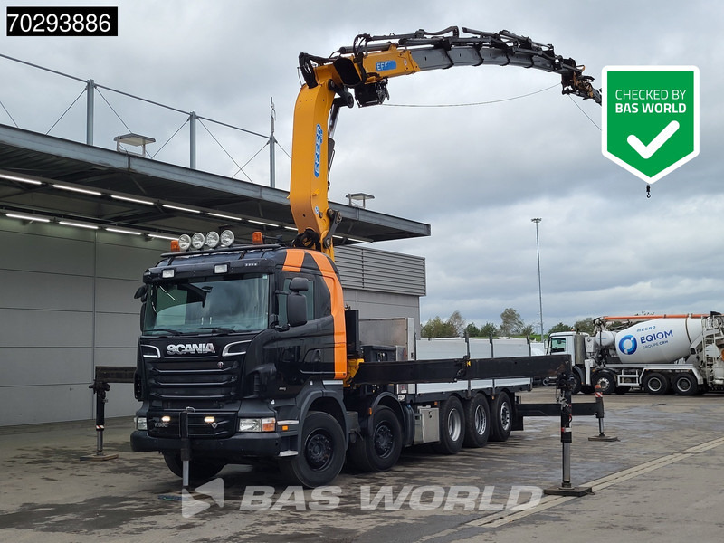 Scania R560 R 10X4 EFFER 655 / 6S Crane +Jib Winch 3-Pedals Lift+Steering-Axle Retarder Euro 5 - Vrachtwagen met open laadbak, Kraanwagen: afbeelding 1 Scania R560 R 10X4 EFFER 655 / 6S Crane +Jib Winch 3-Pedals Lift+Steering-Axle Retarder Euro 5 - Vrachtwagen met open laadbak, Kraanwagen: afbeelding 1