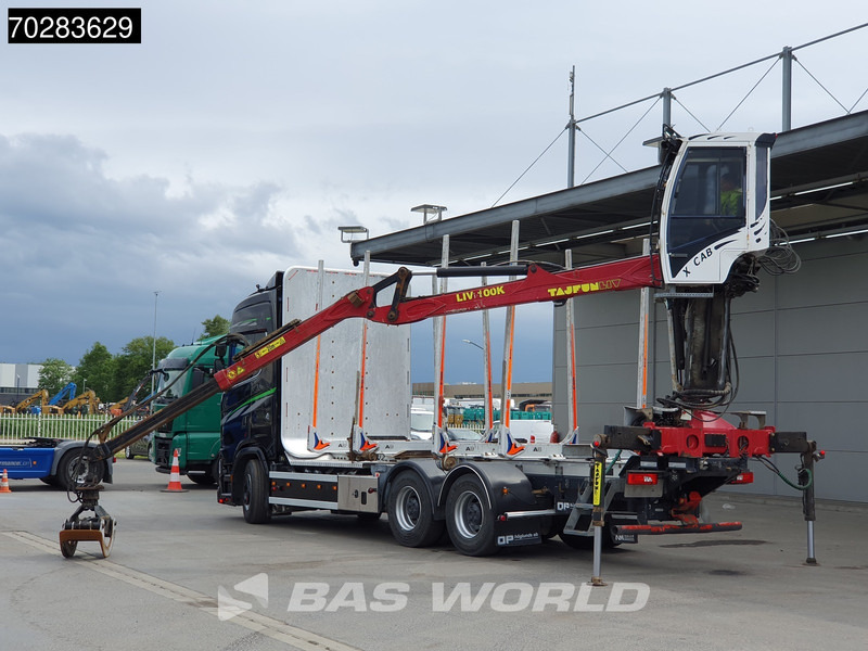 Scania S650 S 6X4 Tajfun LIV100K Kran Holztransport Retarder 3-Pedals Euro 6 - Houttransport, Kraanwagen: afbeelding 5 Scania S650 S 6X4 Tajfun LIV100K Kran Holztransport Retarder 3-Pedals Euro 6 - Houttransport, Kraanwagen: afbeelding 5