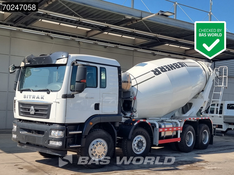 Sitrak G5 350 8X4 8m3 Liebherr Mixer Big-Axle Steelsuspension - Betonmixer: afbeelding 1 Sitrak G5 350 8X4 8m3 Liebherr Mixer Big-Axle Steelsuspension - Betonmixer: afbeelding 1