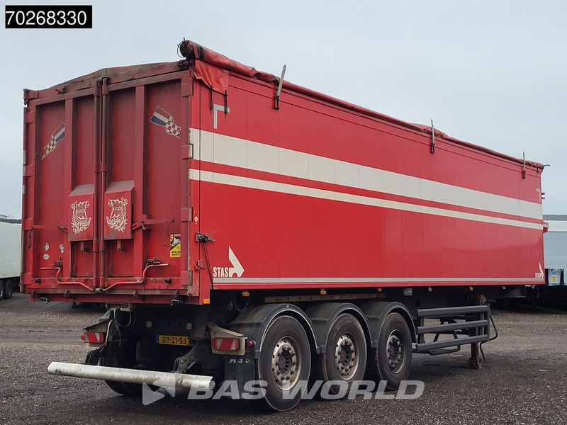 Kipper oplegger Stas S300CX 3 axles NL-Trailer 62m3 ALU: afbeelding 6