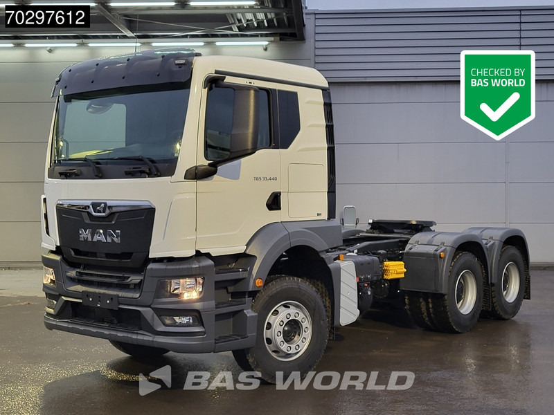 MAN TGS 33.440 6X4 NEW! TN Manual Full-Steel Big-Axle Drumbrakes Euro 2 - Trekker: afbeelding 1 MAN TGS 33.440 6X4 NEW! TN Manual Full-Steel Big-Axle Drumbrakes Euro 2 - Trekker: afbeelding 1