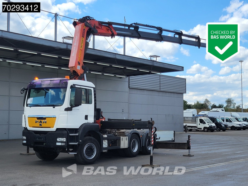 MAN TGS 33.480 6X4 Tractorhead with Palfinger PK42505 Crane Kran Retarder Big-Axle Manual Euro 5 - Trekker: afbeelding 1 MAN TGS 33.480 6X4 Tractorhead with Palfinger PK42505 Crane Kran Retarder Big-Axle Manual Euro 5 - Trekker: afbeelding 1