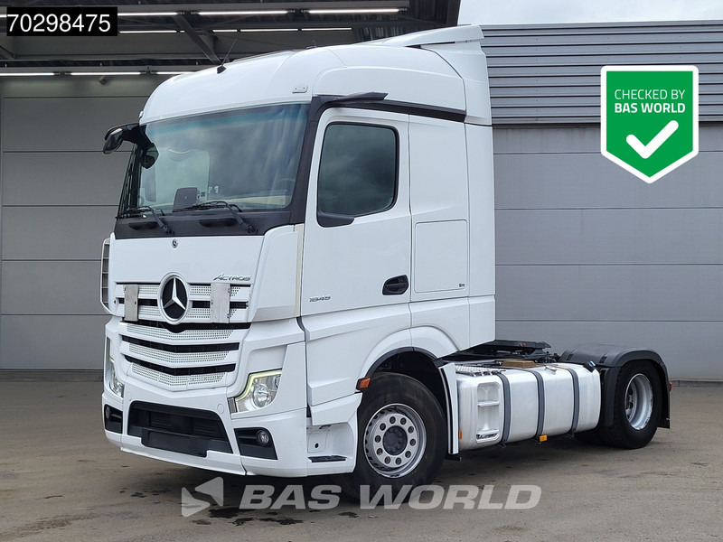 Mercedes-Benz Actros 1845 4X2 StreamSpace 2xTanks MirrorCam Standklima Euro 6 - Trekker: afbeelding 1 Mercedes-Benz Actros 1845 4X2 StreamSpace 2xTanks MirrorCam Standklima Euro 6 - Trekker: afbeelding 1