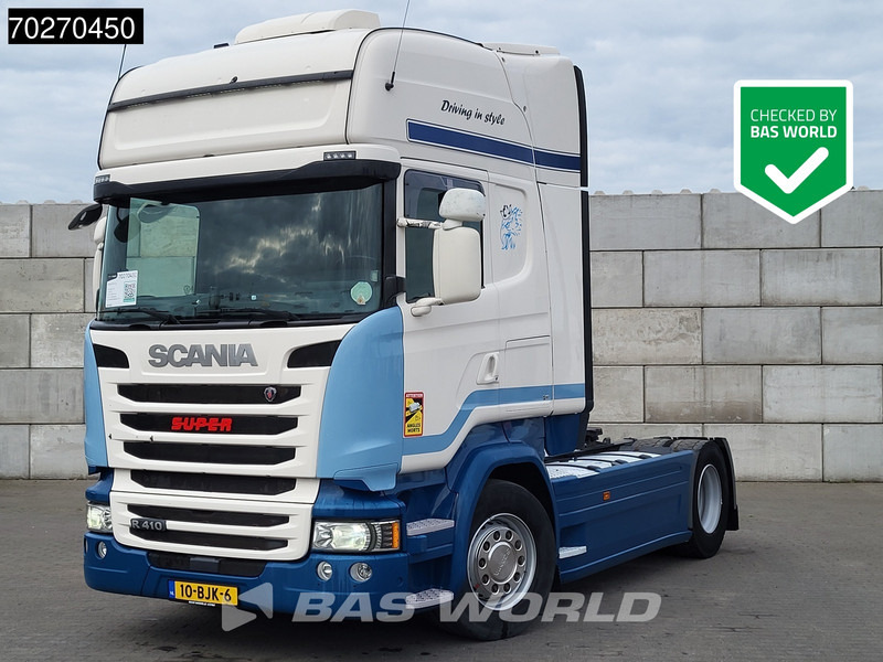 Scania R410 4X2 NL-Truck Retarder 2x Tanks Standklima - Trekker: afbeelding 1 Scania R410 4X2 NL-Truck Retarder 2x Tanks Standklima - Trekker: afbeelding 1