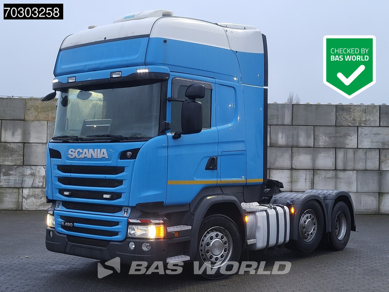 Scania R490 6X2 Retarder Lift+Lenkachse Full-Air 2xTanks Standklima Euro 6 - Trekker: afbeelding 1 Scania R490 6X2 Retarder Lift+Lenkachse Full-Air 2xTanks Standklima Euro 6 - Trekker: afbeelding 1
