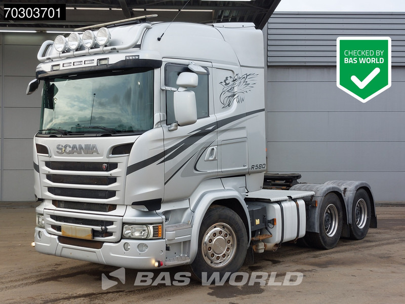 Scania R580 R 6X4 3-Pedals! Full-Air Retarder Hydraulik Drumbrakes Big-Axle - Trekker: afbeelding 1 Scania R580 R 6X4 3-Pedals! Full-Air Retarder Hydraulik Drumbrakes Big-Axle - Trekker: afbeelding 1