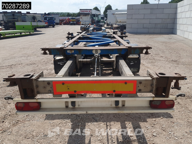 Containertransporter/ Wissellaadbak oplegger Van Hool 3B0068 3 axles Liftachse: afbeelding 10